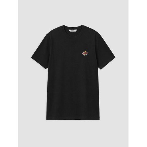 Crew Neck Embroidered 2 Thread Men's T-Shirt