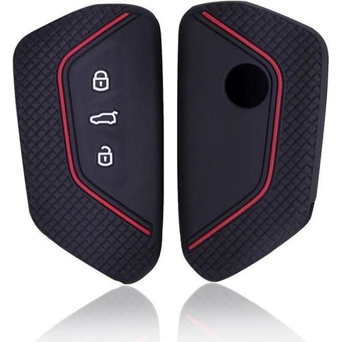Black Silicone Car Key CUPRA Fob Cover – Protective Key Case for Car Remote, Scratch & Dust Resistant, 3-Button Design For Cupra