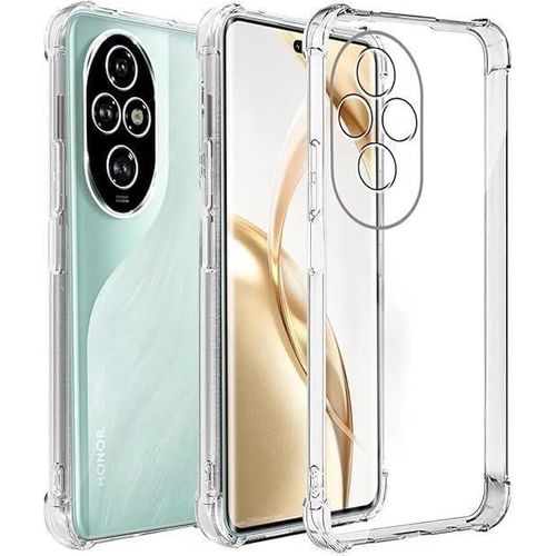 Ultra-clear transparent back case for Honor 200 offers superior camera protection and an anti-slip grip slim, protective 5G-compatible TPU design.