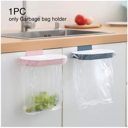 حامل اكياس القمامة المعلق، يعلق على باب الخزانة، و على سلة المهملات، ادوات المطبخ للنفايات