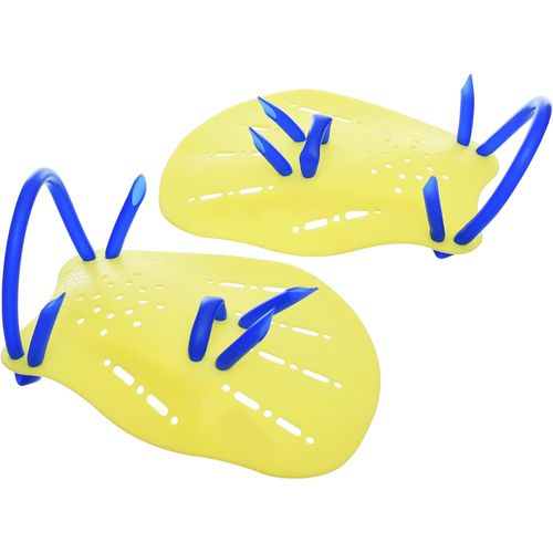 Swim Training Hand Paddles with Adjustable Straps - Yellow