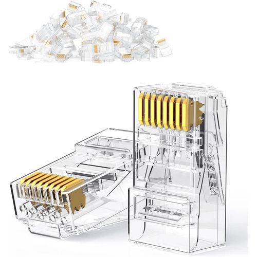 Cat6 Unshielded Ethernet (RJ45) Modular Plugs 100-pack 60558