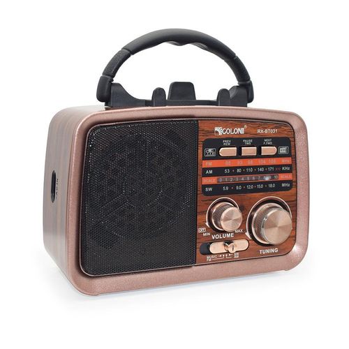 Classic Radio with Powerful Electric Charging and Bluetooth, High Sensitivity Multi-Band AM/FM Subwoofer, Bluetooth Speaker, Supports USB Flash Drive and Memory Card Playback