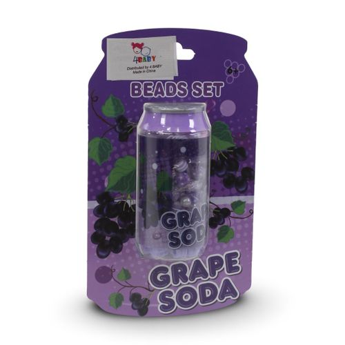 4 Baby Beads Set Grape Soda