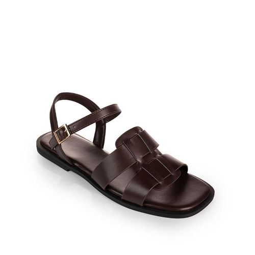 buckle leather sandals