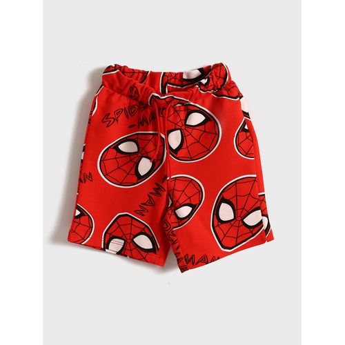 Spider-Man Printed Drawstring Boy's Shorts