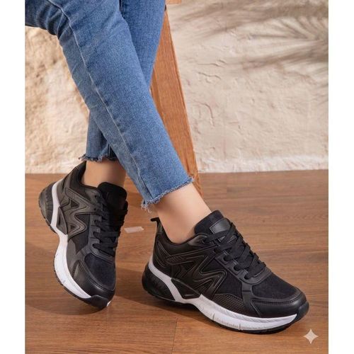 Fashion Sneakers For Women, Excellent Design - Black
