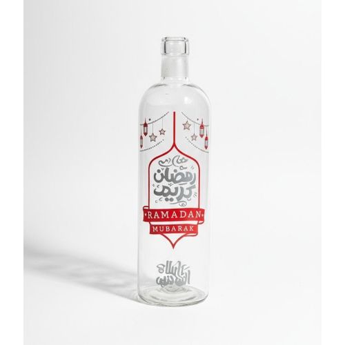 Reusable 1L Water Bottle – Ramadan Design Bottle for Hot & Cold Beverages, Lightweight Leakproof Bottle