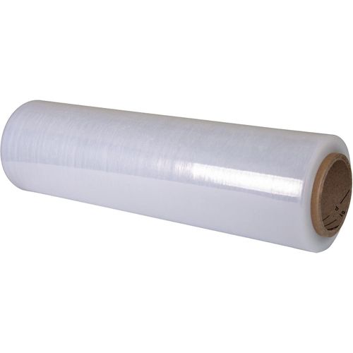 Stretch Wrap Film Ideal for Packaging and Packaging, 18 Inch Clear Plastic Film, 80 Gauge, 1500 Feet Length (1 Roll)