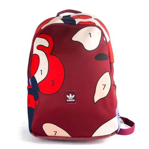 Printed Backpack - Maroon - (221)