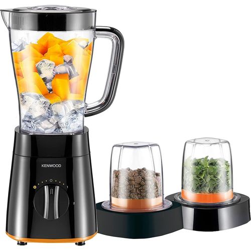 Belnder Smoothie Maker BLP16.360 500W 1.5L Juicing Bowl 2L in General With Grinder Mill, Chopper Mill, 2 Speed + Pluse Function, Ice Crush Function, Black