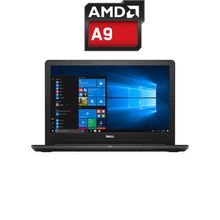 Inspiron 15-3565 لاب توب - AMD A9 - 4 جيجا بايت رام - 500 جيجا بايت درايف هارد ديسك - 15.6-بوصة HD - AMD مُعالج رسومات - Ubuntu - أسود