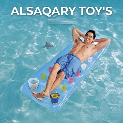 Summer Colors Transparent Floating Mat 188 cm Length x 71 cm Width