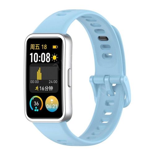 Compatible with Honor Band 10 Silicone Strap Waterproof Breathable Sport Band 10 Strap for Women Men.
