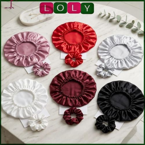 High-Quality Satin Hair Bonnet and Clip - Comfortable Fit