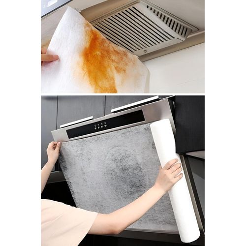 Kitchen Vent Filter – Magnetic Protective Cover for Range Hoods and Air Conditioners, Reusable and Easy to Install, 5-Meter Length to Keep Appliances Clean and Maintain Air Quality