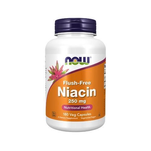 نياسين فيتامين ب3 كبسولات نباتية سهلة الانسياب - 250 ملغ - 180 كبسولة