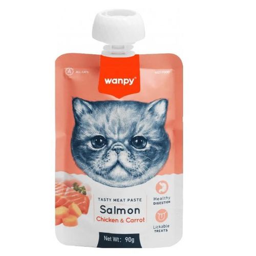 Cat Treat Paste with salmon & Chicken & Carrot 90g