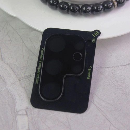 Tempered Glass Camera Lens Protector [Does Not Affect Photography] Scratch Resistant For Samsung Galaxy S24 Ultra -0- BLACK