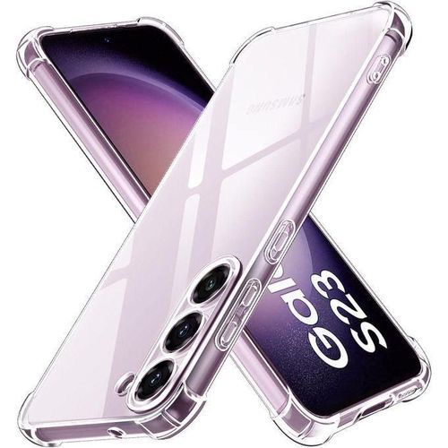 Samsung Galaxy S23 5G Case, Ultra Clear Shockproof Silicone Protective Case with Reinforced Corners, Slim Soft TPU Clear Cover