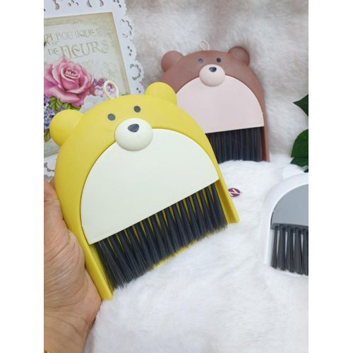Mini Broom and Dustpan Set – Portable Small Cleaning Brush Kit for Cars, Desktop, Air Vents & Keyboards – Multi-Function PP Whisk Broom with Duster – Compact Handheld Tool for Home & Office
