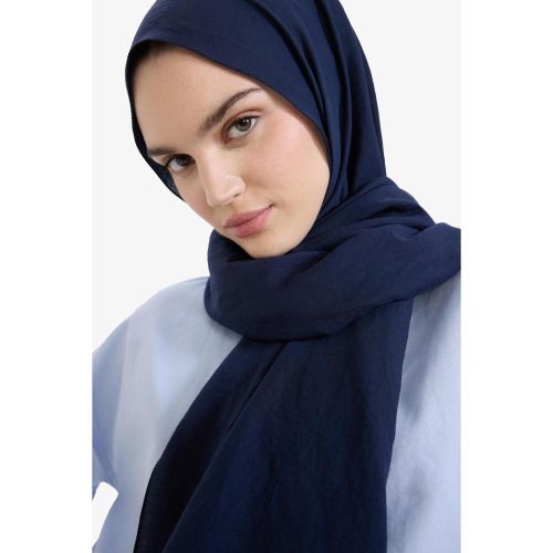 Woman Shawl - Navy