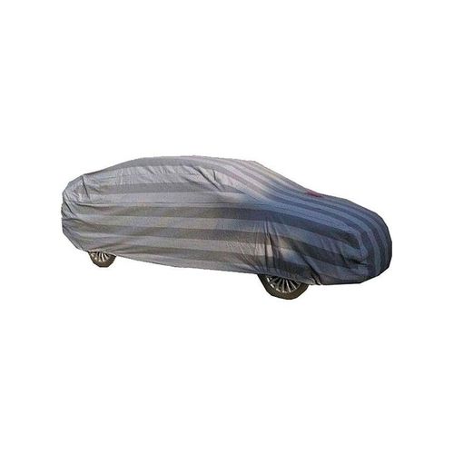 A treated striped cloth cover to protect the car from dirt and sun Bentley Continental