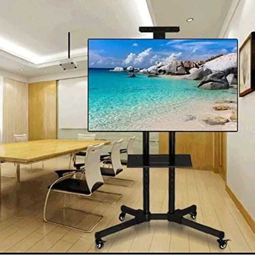 32inch - 70 inch TV stand, Wheels with break, adjestable, black, LED/LCD , camera Rack+ shelf reciever