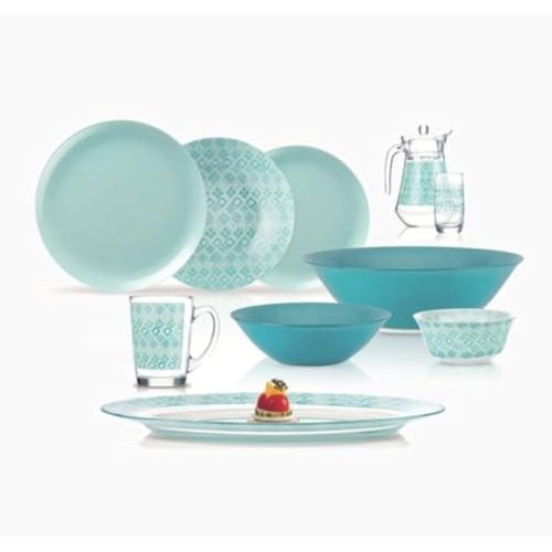 Fantasia Turquoise Dinnerware Set, 46 Pieces