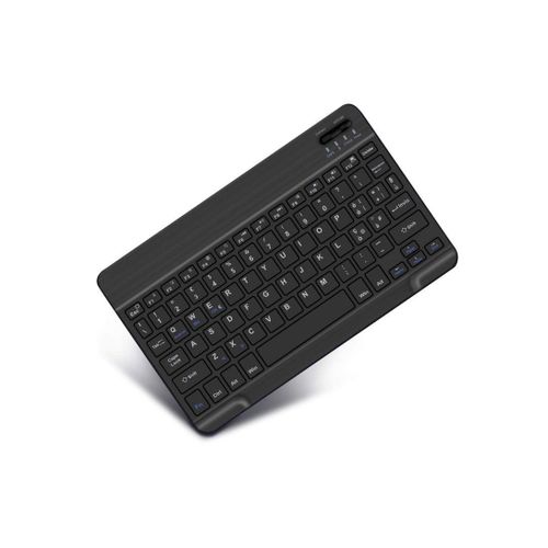 Wireless Bluetooth Keyboard for iPad/Samsung Tablet/Huawei/Lenovo, Rechargeable Ultra Slim Keyboard Compatible IOS/Windows/Android, Italian QWERTY Layout, Black