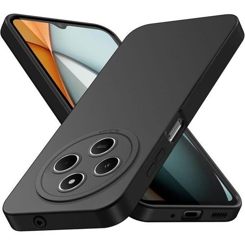 Case for Xiaomi Redmi 14C, Redmi 14C, Soft Silicone Protective Case, Shockproof Cover with Camera Protection, Compatible with TPU (Black, Redmi 14C)