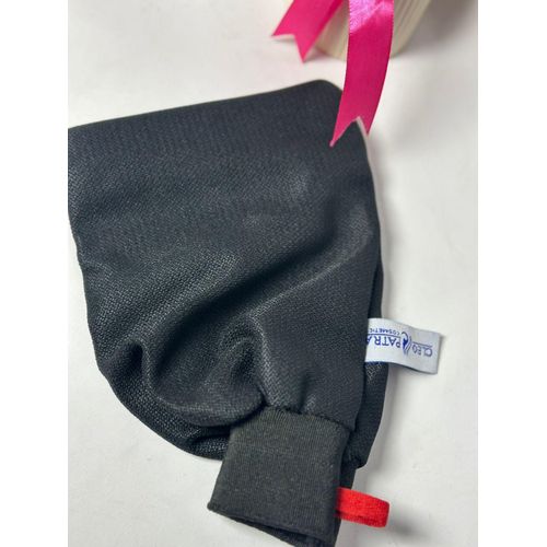 Moroccan Exfoliating Body Loofah Glove For Shower And Bath(1 Black)