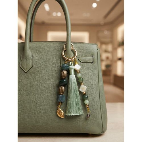 Pale green Bag Charms And Keychains