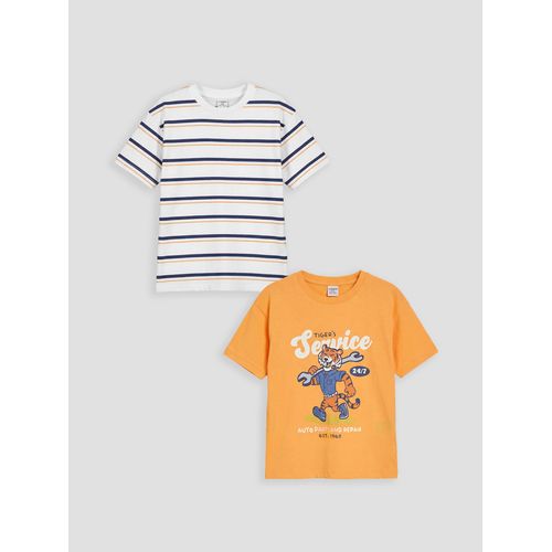 Crew Neck Boys T-Shirt 2 Pack