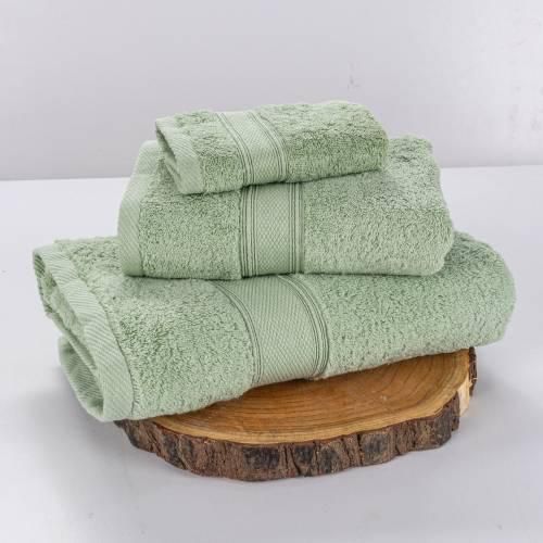 Set Of 3 Plain Towels
