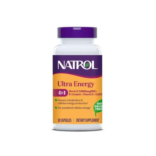 Ultra Energy To Support Daily Energy Levels, Enhance Mental Focus, and Promote Alertness 30 Caps