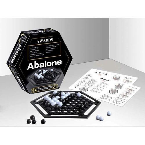 Abalone Classic Strategy Hexagonal Board Game – 2 Player Marble Push Game – Durable ABS Plastic – Logic & Focus Training – Iconic Competitive Abstract Game – Perfect Gift for Kids, Teens & Adults (Specifications May Vary)