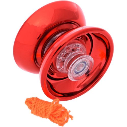 High Speed Spinner Yoyo Toy - Red, Ages 5-8, Metal