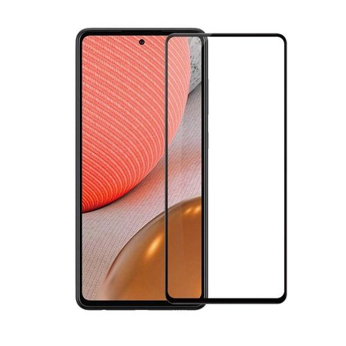 Tempered Glass Screen Protector For Samsung Galaxy A72 - Black