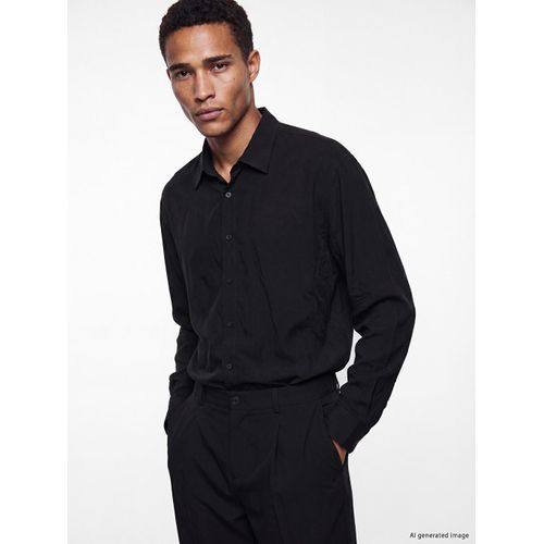 Regular Fit Crinkle Men's Shirt