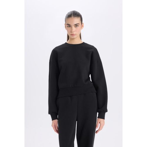 Boxy Fit Thick Basic Sweatshirt