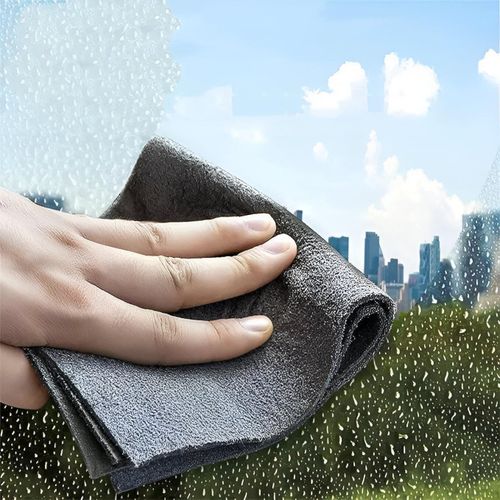 Reusable Cloth - Multi-Purpose Microfiber Towel for Exceptional Glass and Surface Cleaning, Convenient Size 30x50cm, Perfect for Cars and Home, Eco-Friendly. (2)