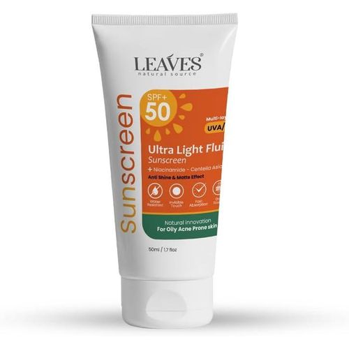 Ultra-Light Fluid Sunscreen SPF+50 for Oily Acne Prone Skin 50ml