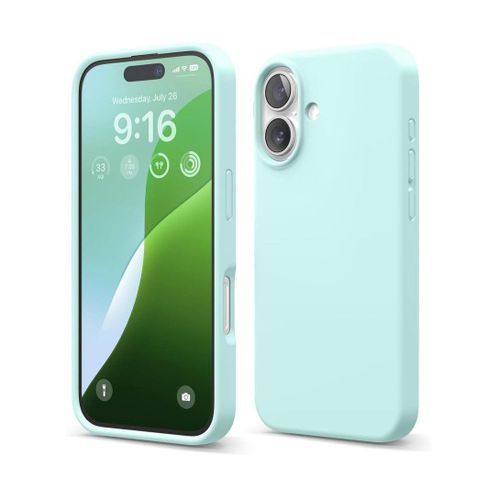 Case for IPhone 16 Soft Liquid Silicone Gel Case Full Body Shockproof Protection Matte Finish Cover Soft Microfiber Lining Cushion Slim...
