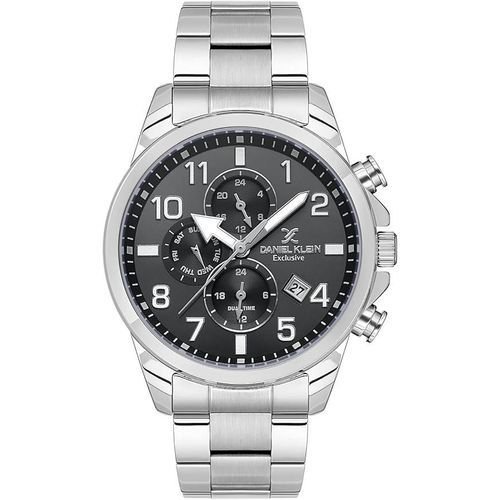 men's watch stainless steel black dial DK.1.13633-1
