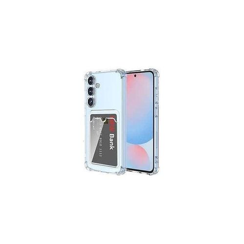 Clear Wallet Design Phone Case Compatible with Samsung Galaxy A56 5G Upgraded Card Slot Slim Soft TPU Shockproof Cute Card Holder Clear