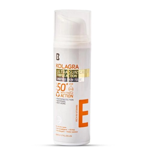Ultra Spf 50+Sunscreen Triple Action Unified Skin Tone 50 ml