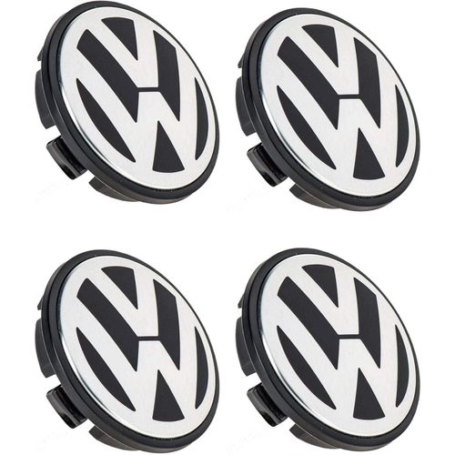 Car Wheel Center Hub Caps - Set Of 4 Pieces,