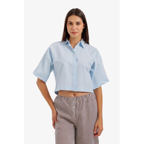 Cropped Regular Fit Shirt