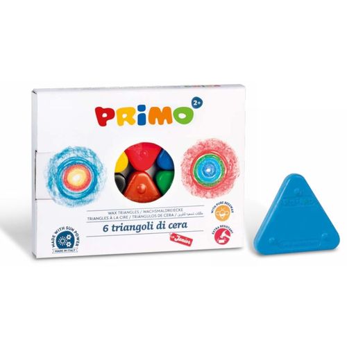 triangular wax crayons set /6